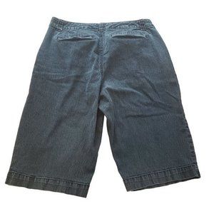 Bandolino womens‎ dark denim Bermuda shorts Size 10